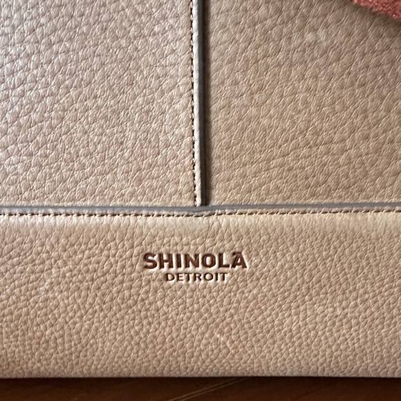 Shinola Classic Canfield Holdall Tan Leather Duffel Bag New! - Picture 2 of 12